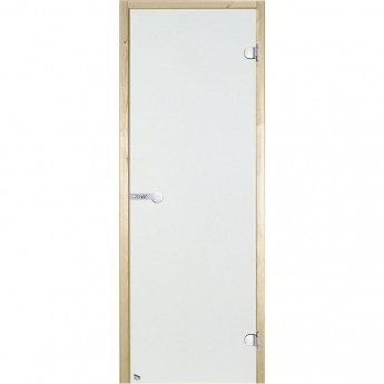 Дверь стеклянная HARVIA 7х19 коробка ольха, стекло прозрачное Дверь стеклянная HARVIA 7х19 коробка ольха, стекло прозрачное