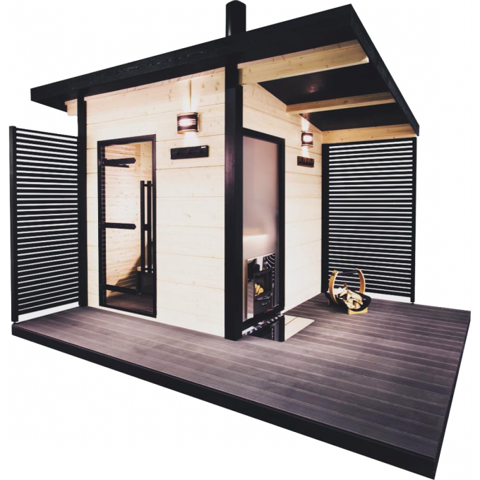 Сауна HARVIA SOLIDE OUTDOOR с дровяной печью SLD01PS Сауна HARVIA SOLIDE OUTDOOR с дровяной печью SLD01PS